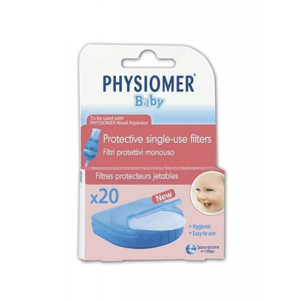 Physiomer Baby Nasal Aspirator Protective Filters 20s