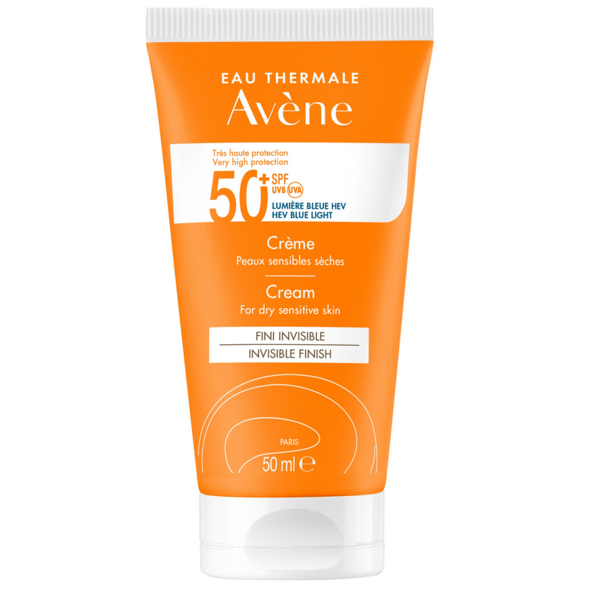 Avene |Creme SPF50+ | Αντιηλιακή Κρέμα Προσώπου  Για ευαίσθητο ξηρό δέρμα | 50ml