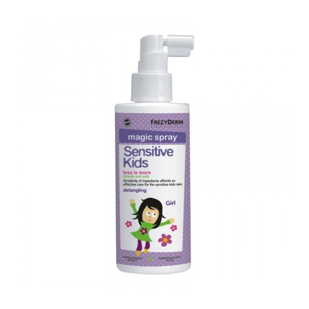 Frezyderm| Sensitive Kids Magic Spray for Girls| Αρωματική Λοσιόν που Ξεμπερδεύει τα Μαλλιά | 150ml