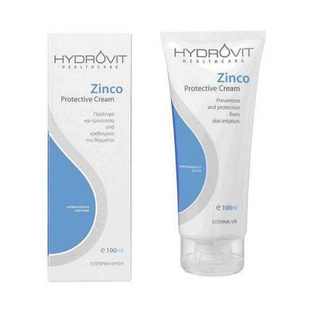 Hydrovit | Zinco Protective Cream | Προστασία & Ανακούφιση της Ευαίσθητης Επιδερμίδας | 100 ml