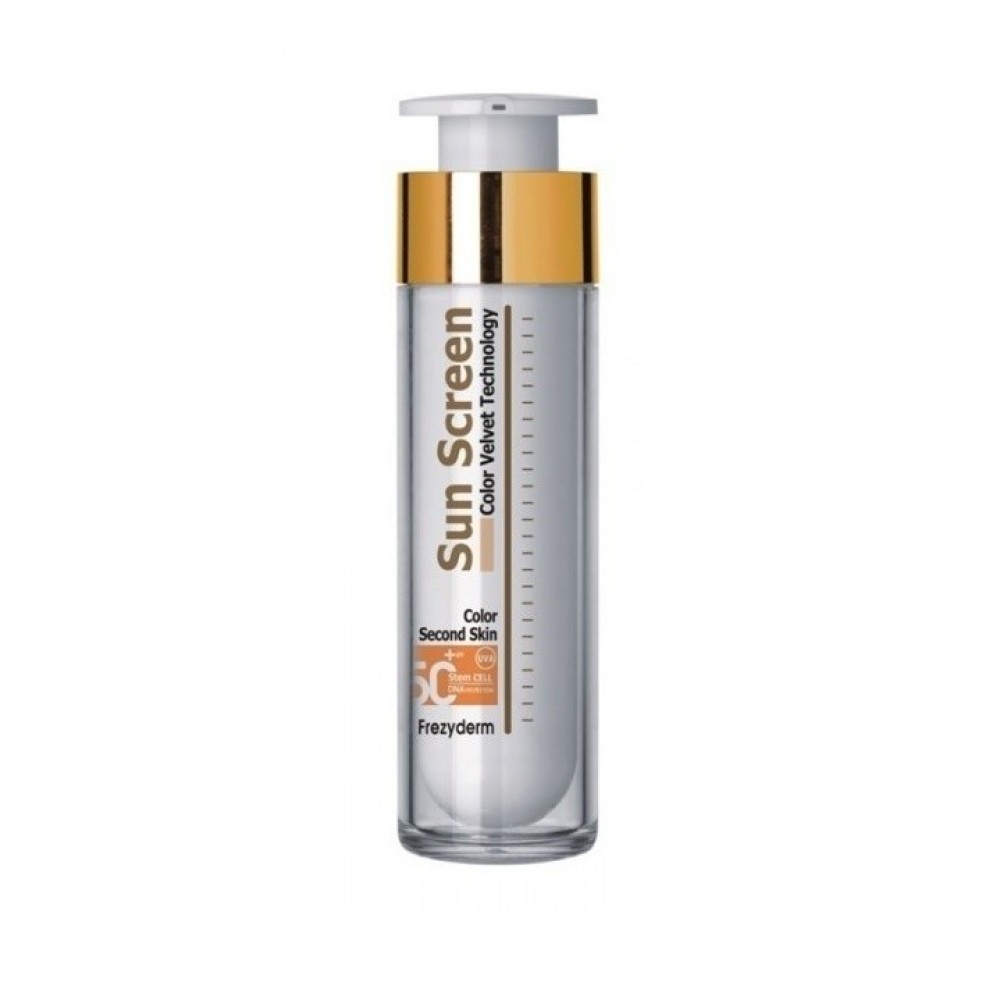 Frezyderm| Sun Screen Color Velvet Face SPF50|Αντηλιακό Προσώπου Με Χρώμα SPF50|  50ml