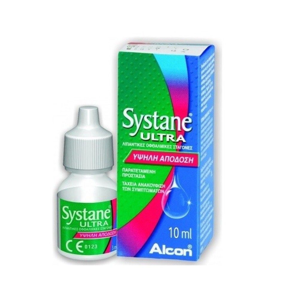 Alcon | Systane Ultra Eye Drops | Λιπαντικές Οφθαλμικές Σταγόνες | 10ml