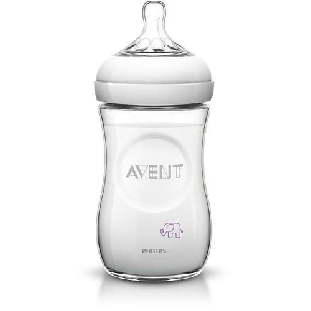 Avent  | Natural | Πλαστικό Μπιμπερό  1m+| 260ml