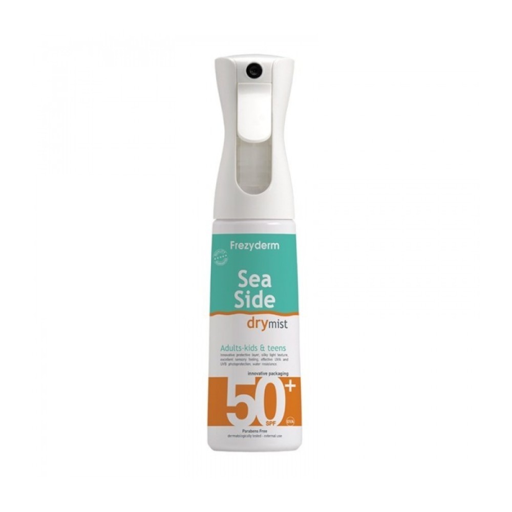 Frezyderm| Sea Side Dry Mist SPF50+| Αντηλιακό Spray-Mist SPF 50| 300ml