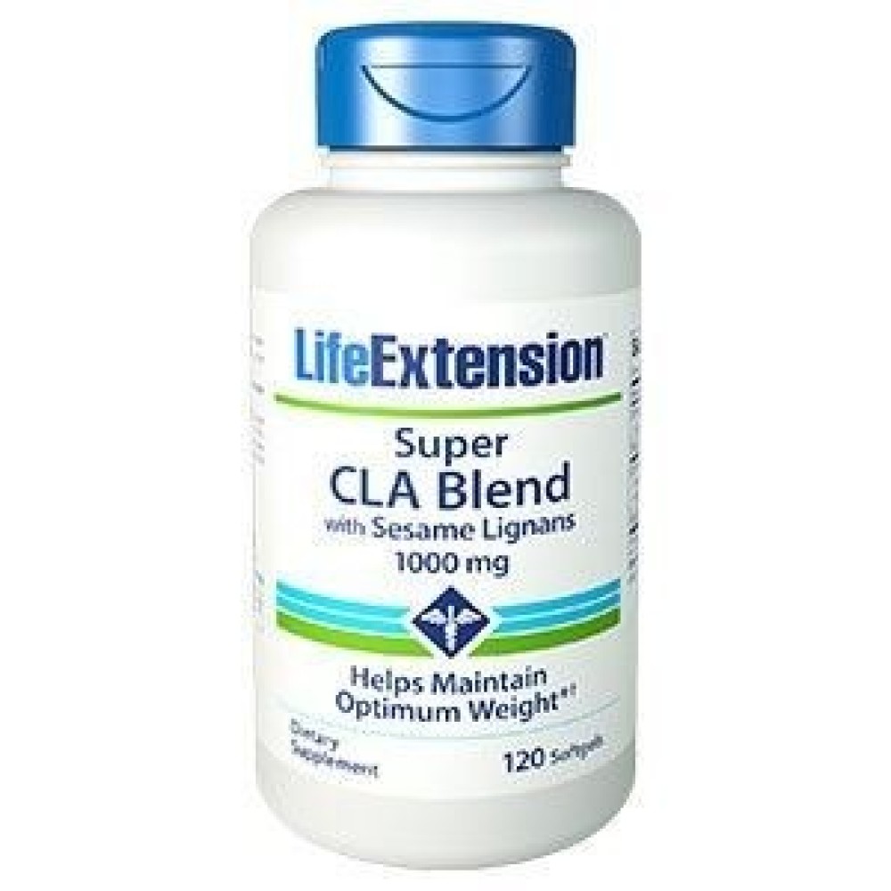 Life Extension |Super CLA Blend with Sesame Lignans |Συμπλήρωμα για την Αντιμετώπιση του Αυξημένου Σωματικoύ Βάρους |120 caps