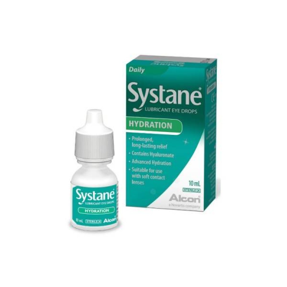 Alcon | Systane Hydration | Λιπαντικές Οφθαλμικές Σταγόνες | 10ml