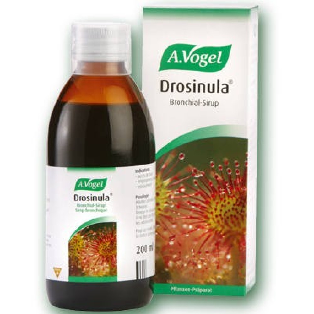 A.Vogel | Drosinula Syrup | Σιρόπι Με Εκχύλισμα Αγρίου Ελάτου, Φρέσκο Βότανο Και Ρίζα Δροσέρας, Φρέσκο Βότανο Κισσού | 100ml