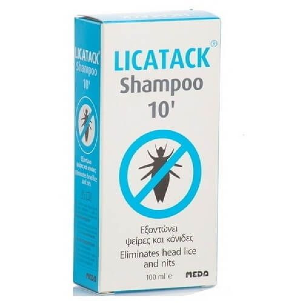 Licatack| Shampoo 10'| Αντιφθειρικό Σαμπουάν | 100ml