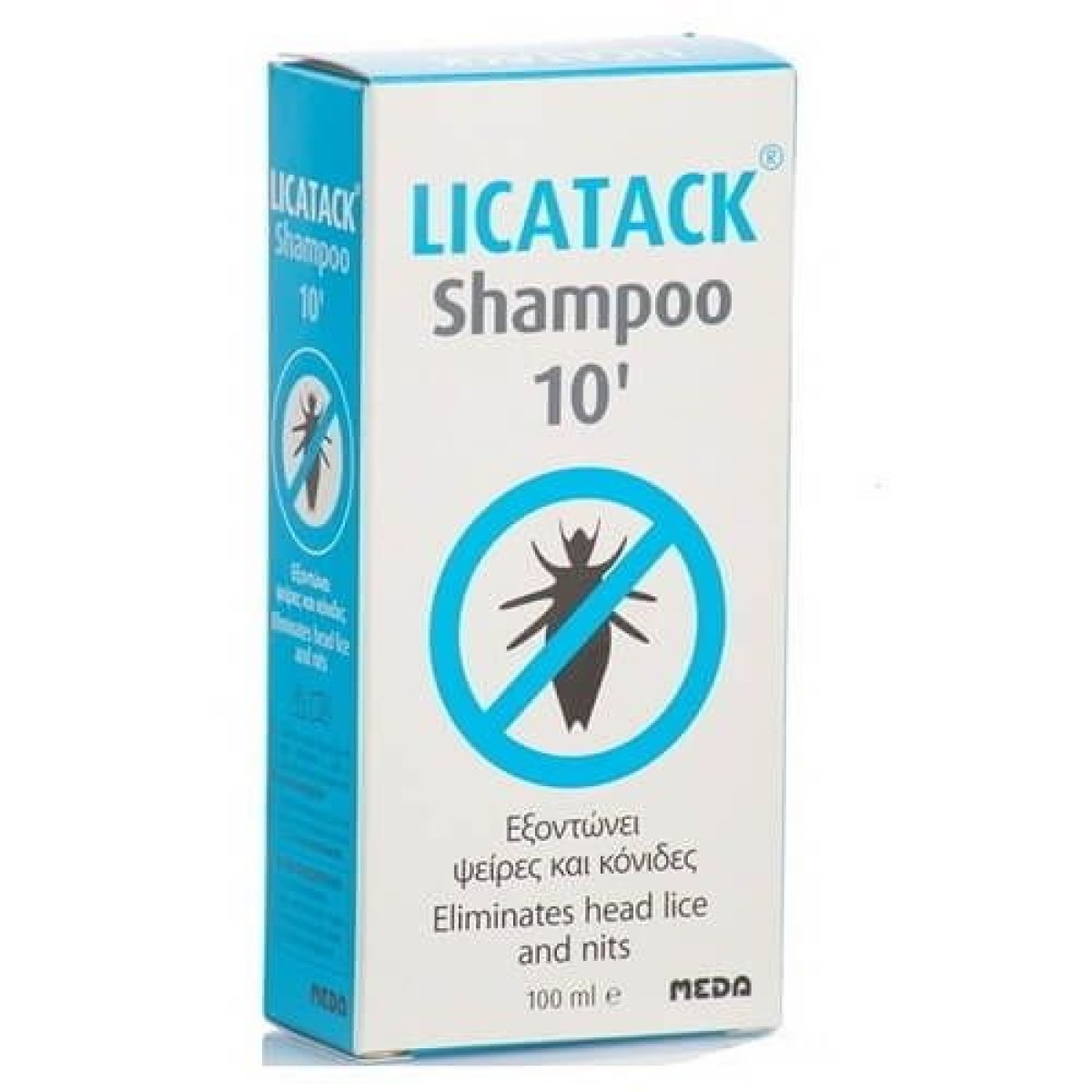 Licatack| Shampoo 10\'| Αντιφθειρικό Σαμπουάν | 100ml