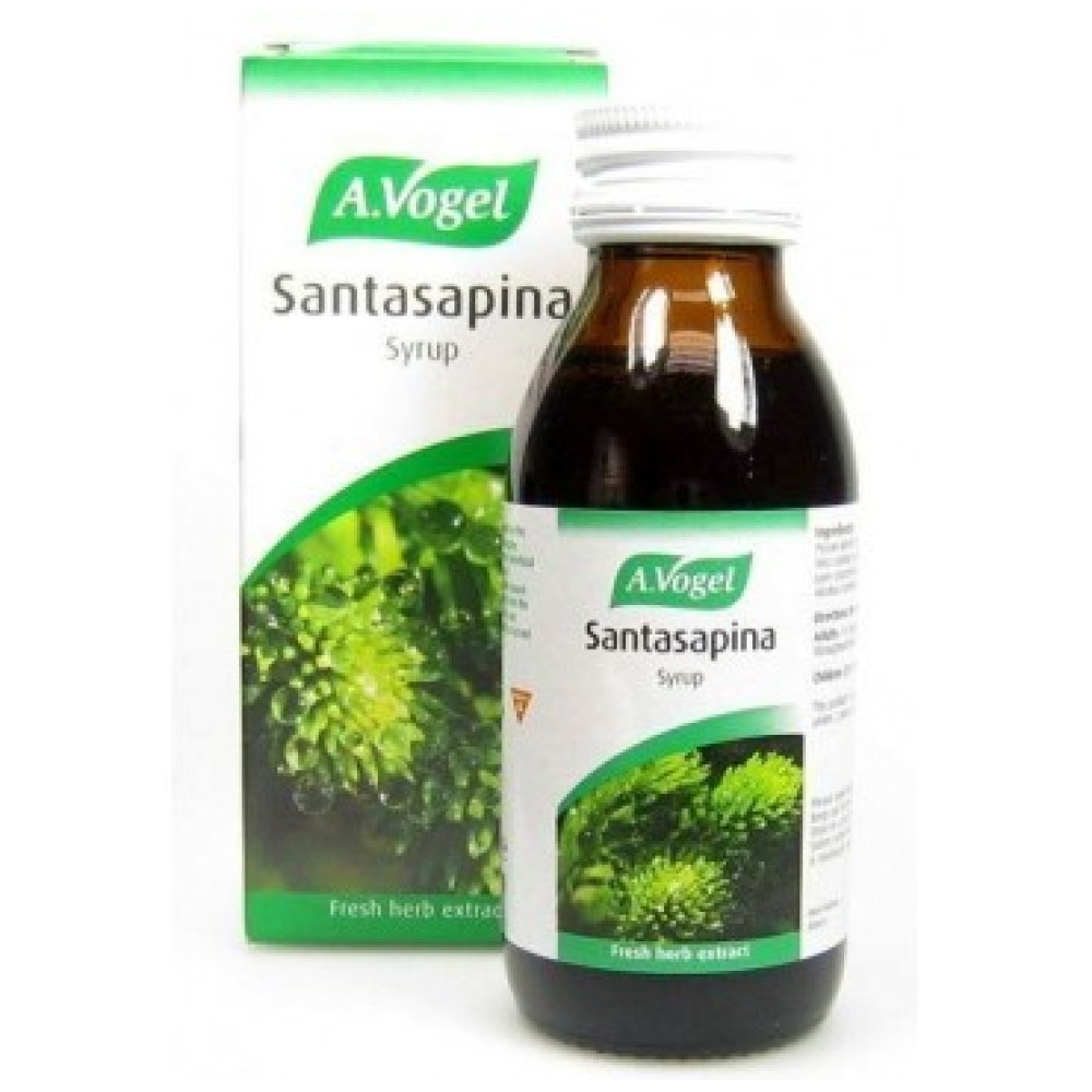 A.Vogel | Santasapina Syrup | Σιρόπι από Φρέσκους Βλαστούς  Άγριου Ελάτου (Piceae abietis) | 100ml