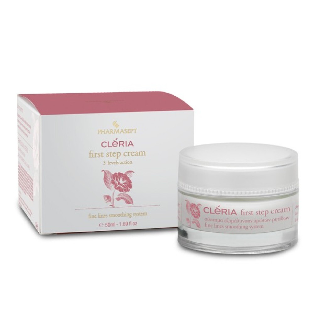Cleria |First Step Cream | Κρέμα Προσώπου γαι τις Πρώτες Ρυτίδες & τις Λεπτές Γραμμές | 50 ml