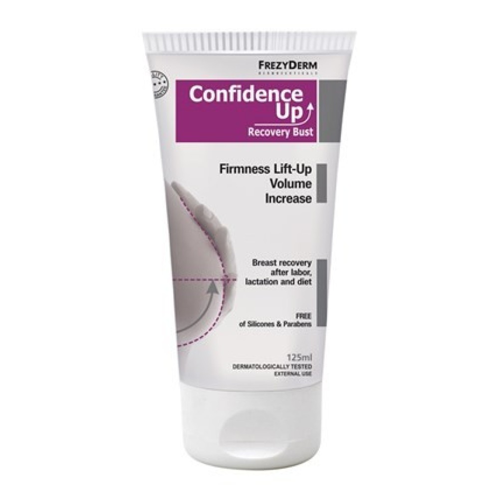 Frezyderm | Confidence Up | Απαλή Κρέμα Τζελ για την Ανόρθωση, τη Σύσφιξη & την Αύξηση του Όγκου του Στήθους | 125ml