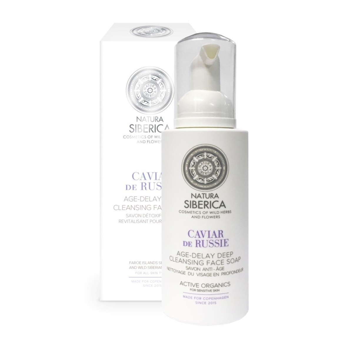 Natura Siberica |Caviar De Russie Age -Delay Deep Cleansing Face | Απαλό Κρεμώδες Σαπούνι για Βαθύ Καθαρισμό Προσώπου| 175ml