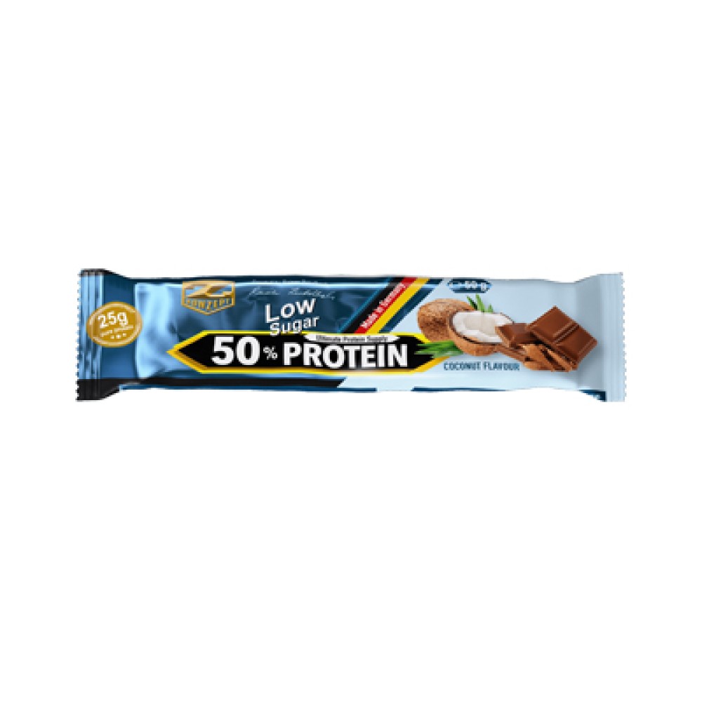 PreVent | Coconut Protein Bar 50% | Μπάρα Πρωτεΐνης με Γεύση Ινδοκάρυδο | 50gr