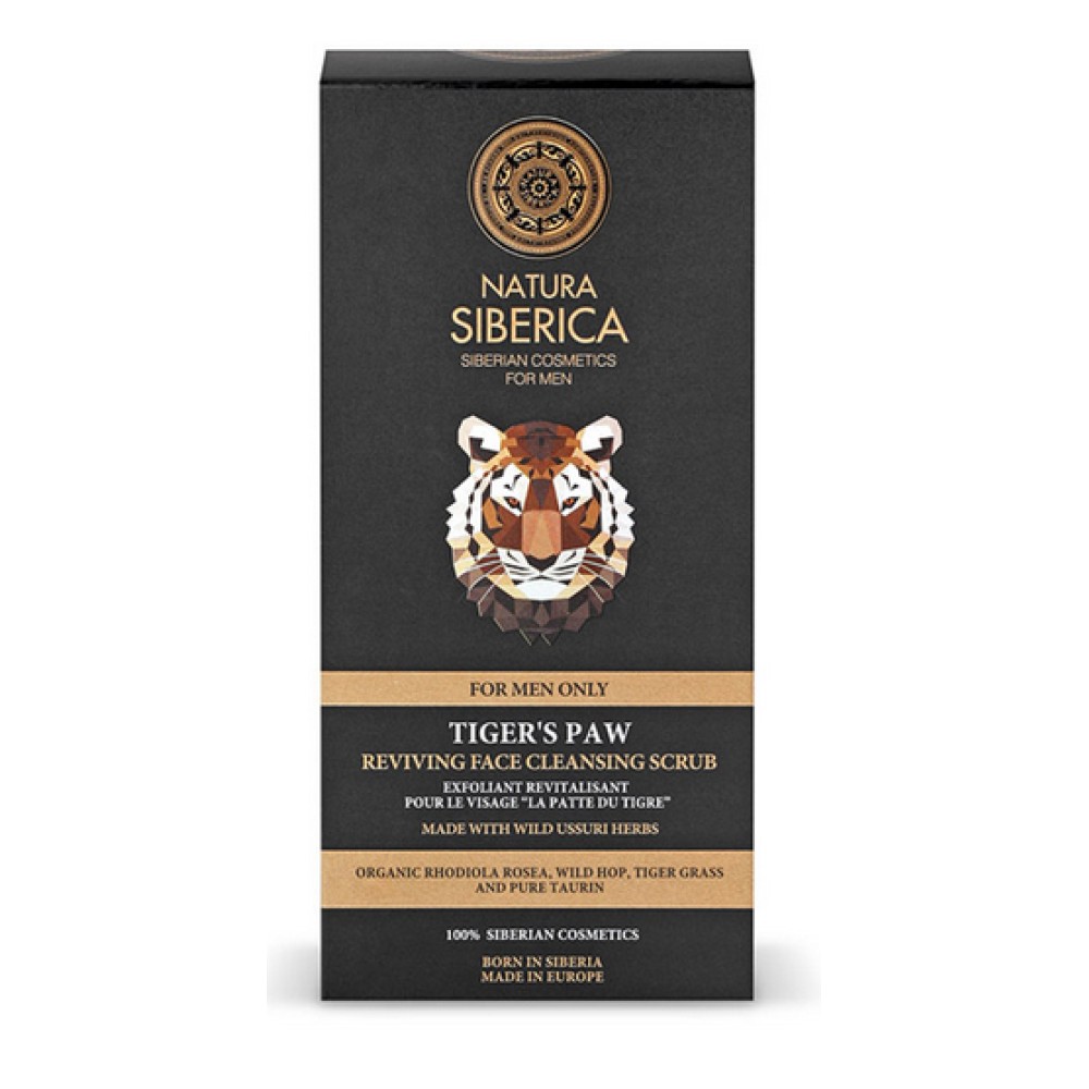 Natura Siberica | Tigers Paw |Αναζωογονητικό Καθαριστικό Scrub Προσώπου|150ml