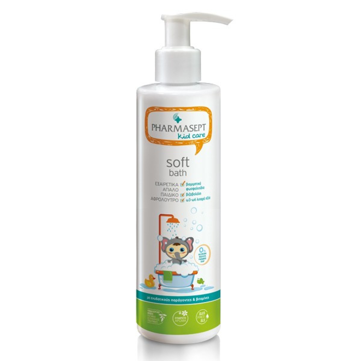 Pharmasept | Kid Care Soft Bath | Εξαιρετικά Απαλό Παιδικό Αφρόλουτρο | 500ml