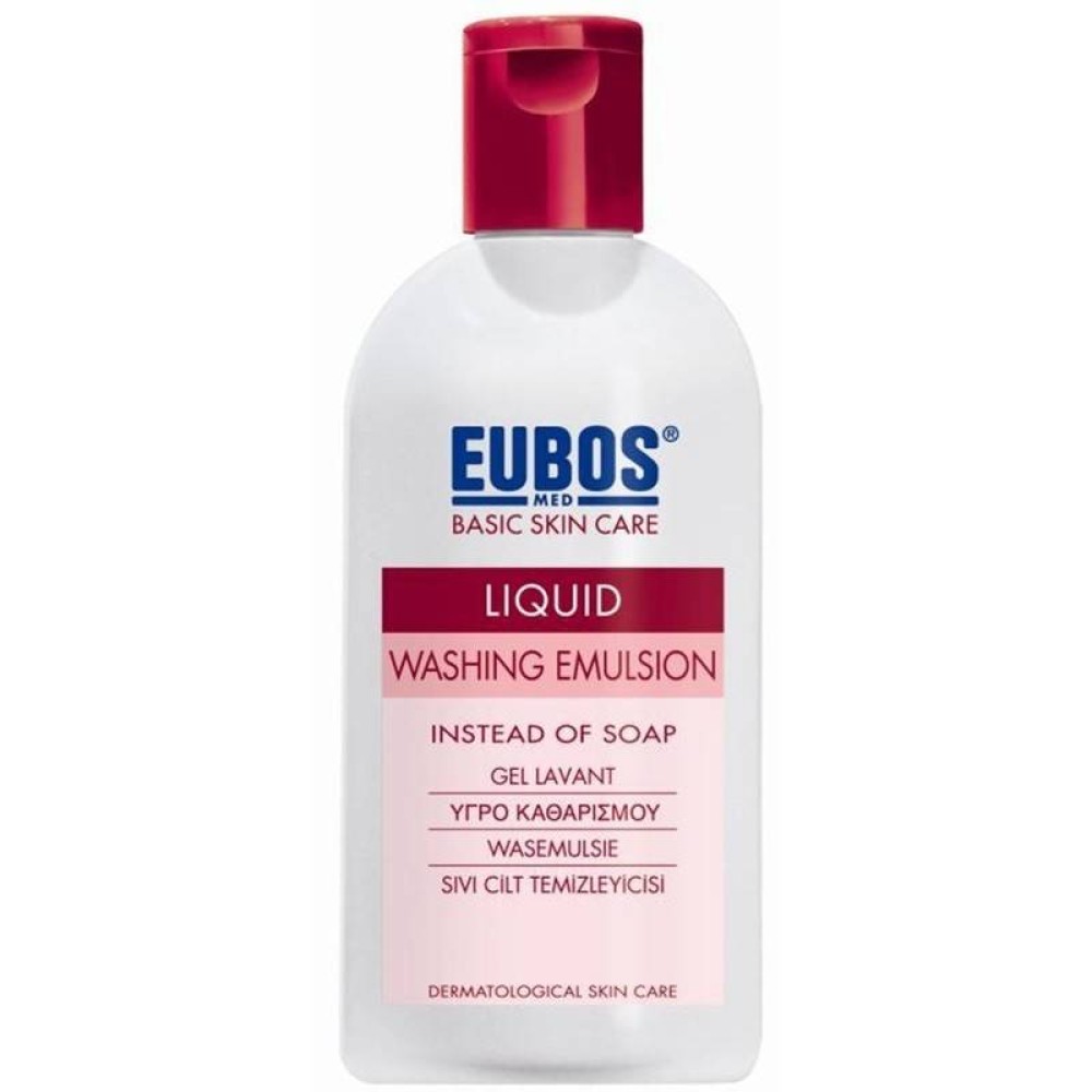 Eubos | Liquid Washing Emulsion | Ήπιο Υγρό Καθαρισμού για Πρόσωπο & Σώμα | 200ml