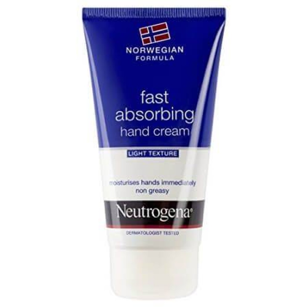 Neutrogena | Hand Cream Fast Absorbing | Κρέμα Χεριών Άμεσης Απορρόφησης με Ελαφριά Υφή | 75ml