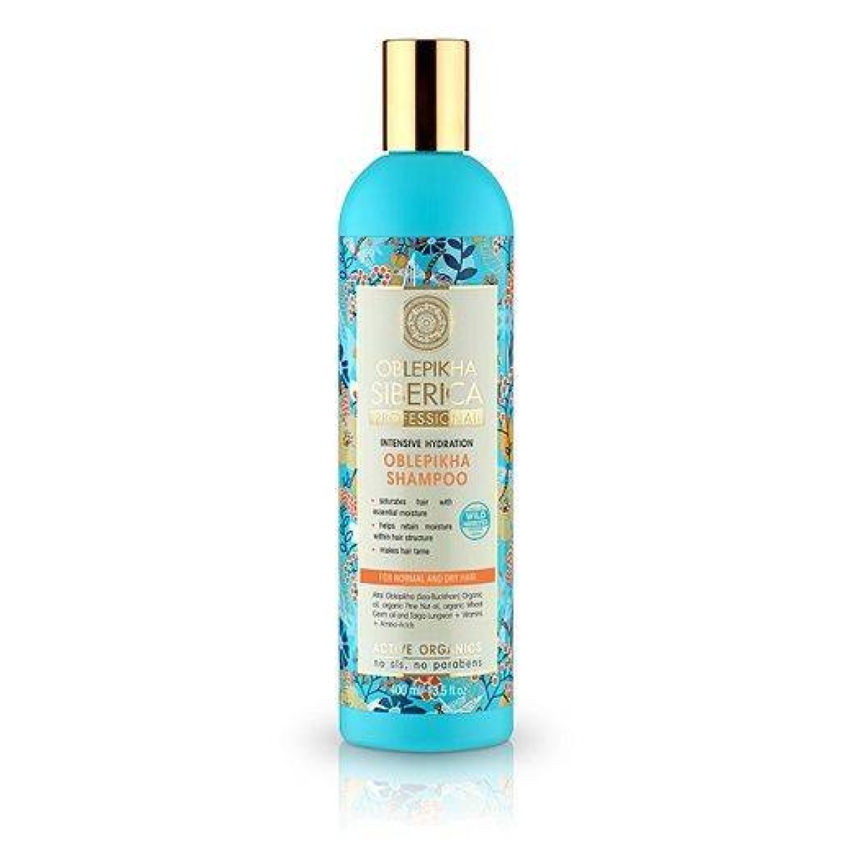 Natura Siberica | Oblepikha Shampoo |Σαμπουάν  Εντατικής Ενυδάτωσης για Κανονικά και Ξηρά μαλλιά  | 400ml