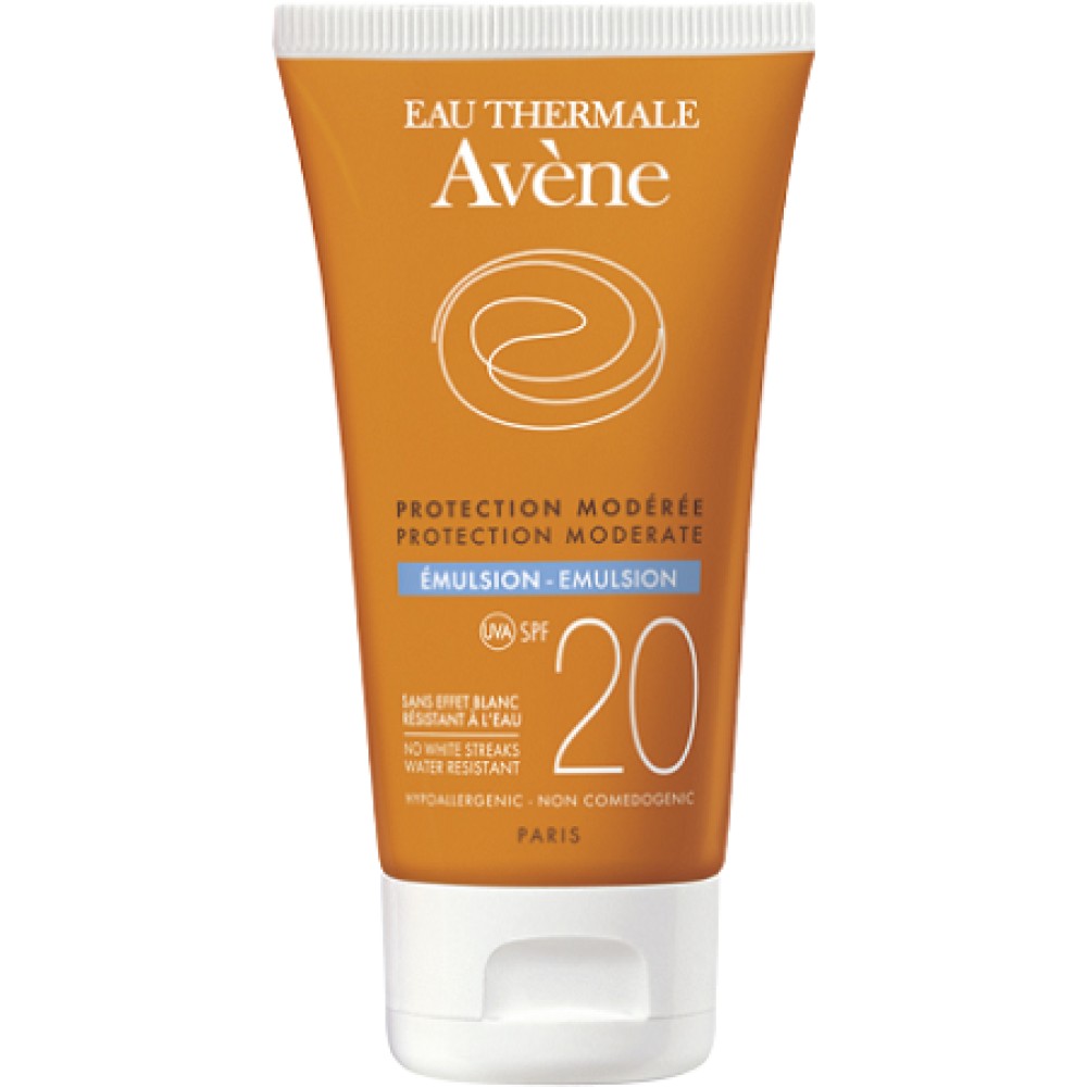 Avene |Emulsion SPF20 |Αντηλιακό Γαλάκτωμα Για Ευαίσθητο Κανονικό-Μεικτό Δέρμα | 50ml