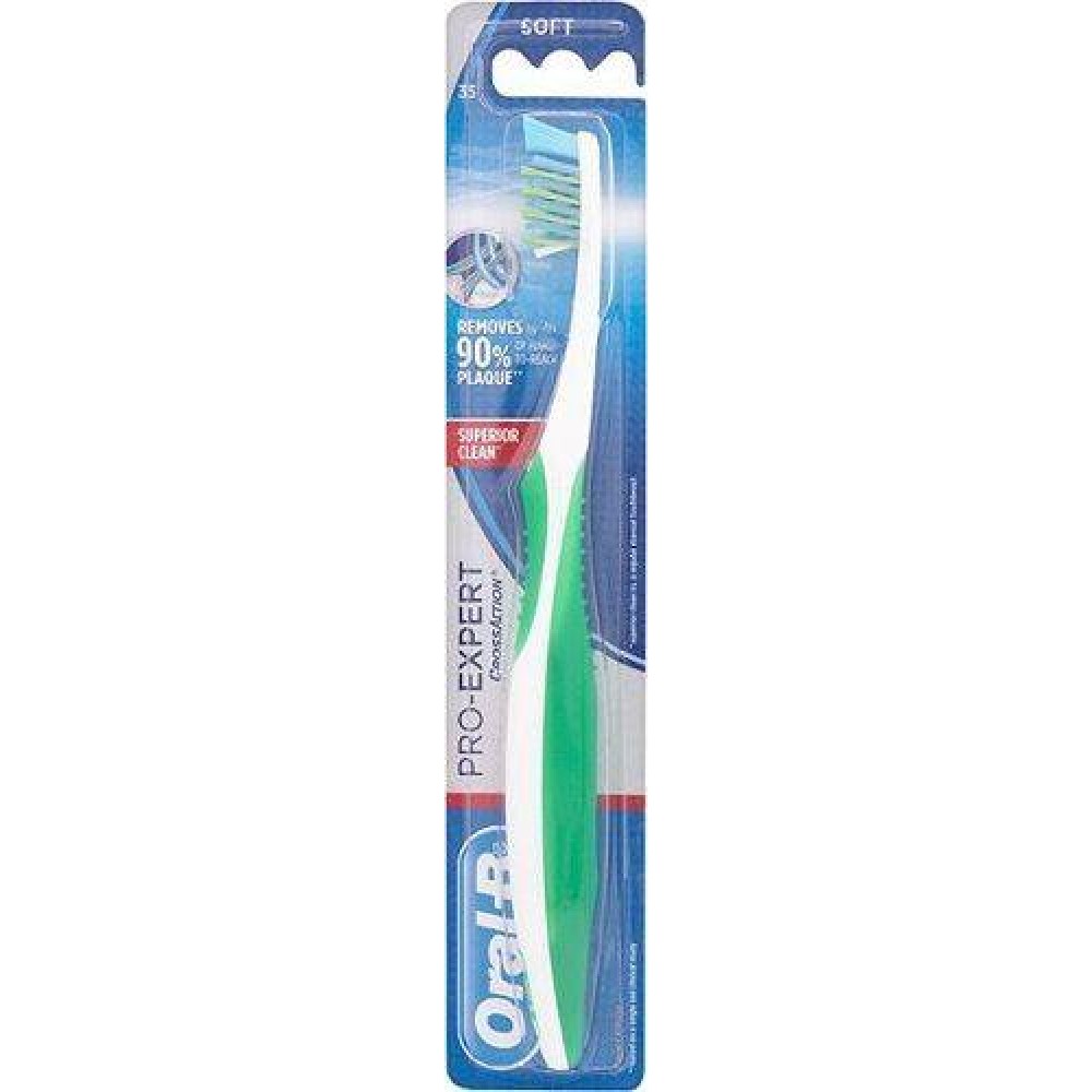 Oral-B | Pro Expert Superior Clean No 35 Soft  | Χειροκίνητη Οδοντόβουρτσα | 1 τεμάχιο