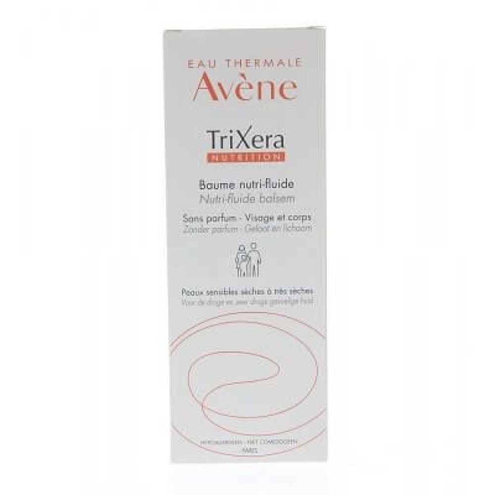 Avene | Trixera Nutrition Nutri-Fluid Baume | Γαλάκτωμα για Πρόσωπο & Σώμα για Πολύ Ξηρό Δερμα Χωρίς Άρωμα | 200 ml