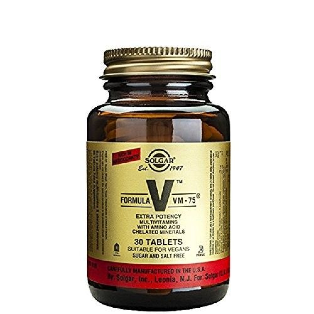 Solgar | Formula VM-75 | Πολυβιταμινούχο Συμπλήρωμα Διατροφής | 30tabs