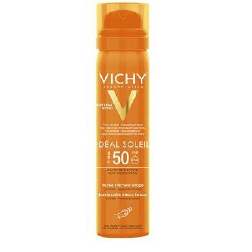 Vichy | Ideal Soleil Brume Fraicheur Visage SPF50 |Αντιηλιακό Mist Προσώπου |75ml