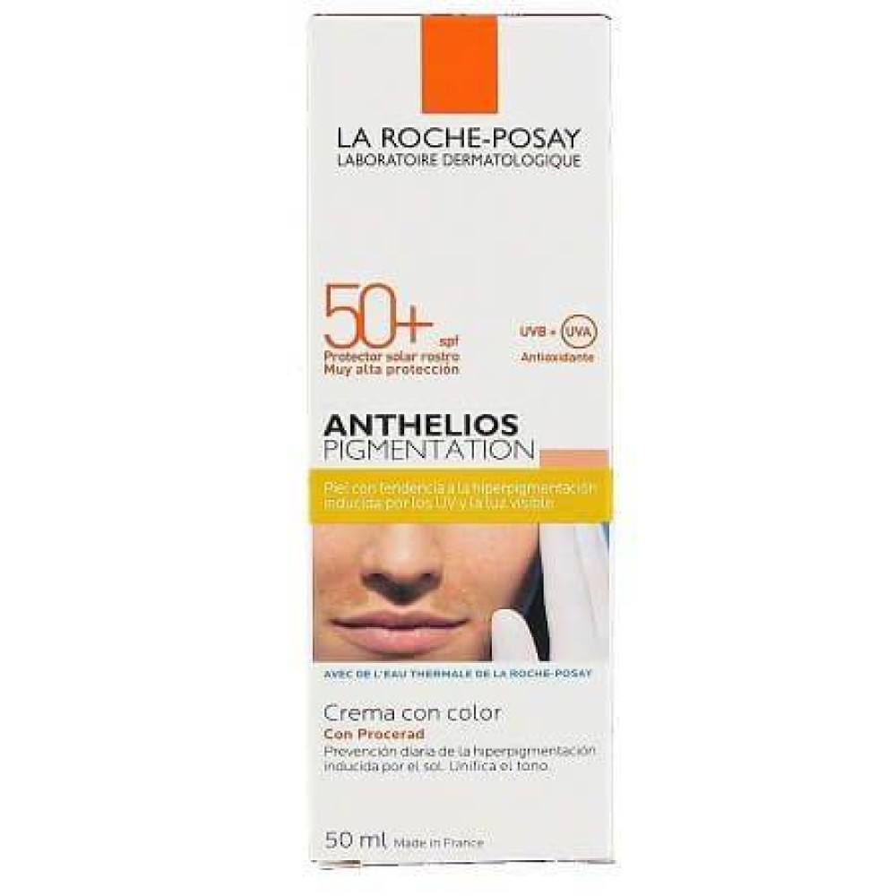 La Roche-Posay | Anthelios Pigmentation Tinted Cream SPF50+ | Αντηλιακή Κρέμα με Χρώμα για Δέρμα με Τάση για Πανάδες | 50ml