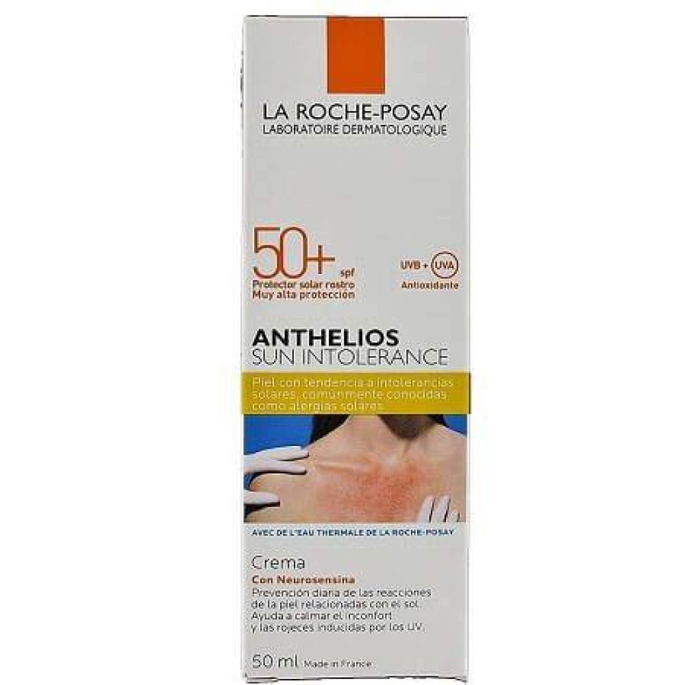 La Roche-Posay | Anthelios Sun Intolerance Cream SPF50+ | Αντηλιακή Κρέμα Προσώπου για Δυσανεκτικό Δέρμα | 50ml