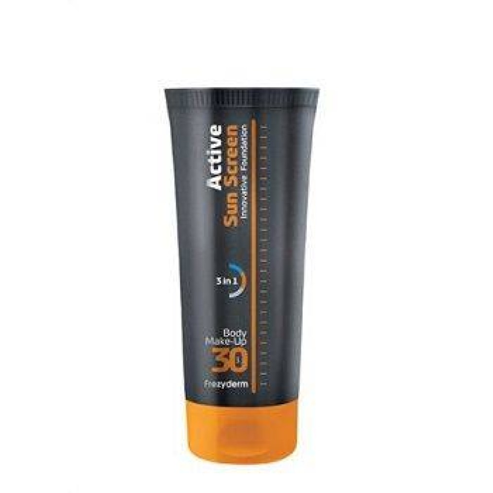 Frezyderm | Active Sun Screen Body Foundation Spf30 | Αντηλιακή Προστασία Σώματος & Κάλυψη Ατελειών | 75ml