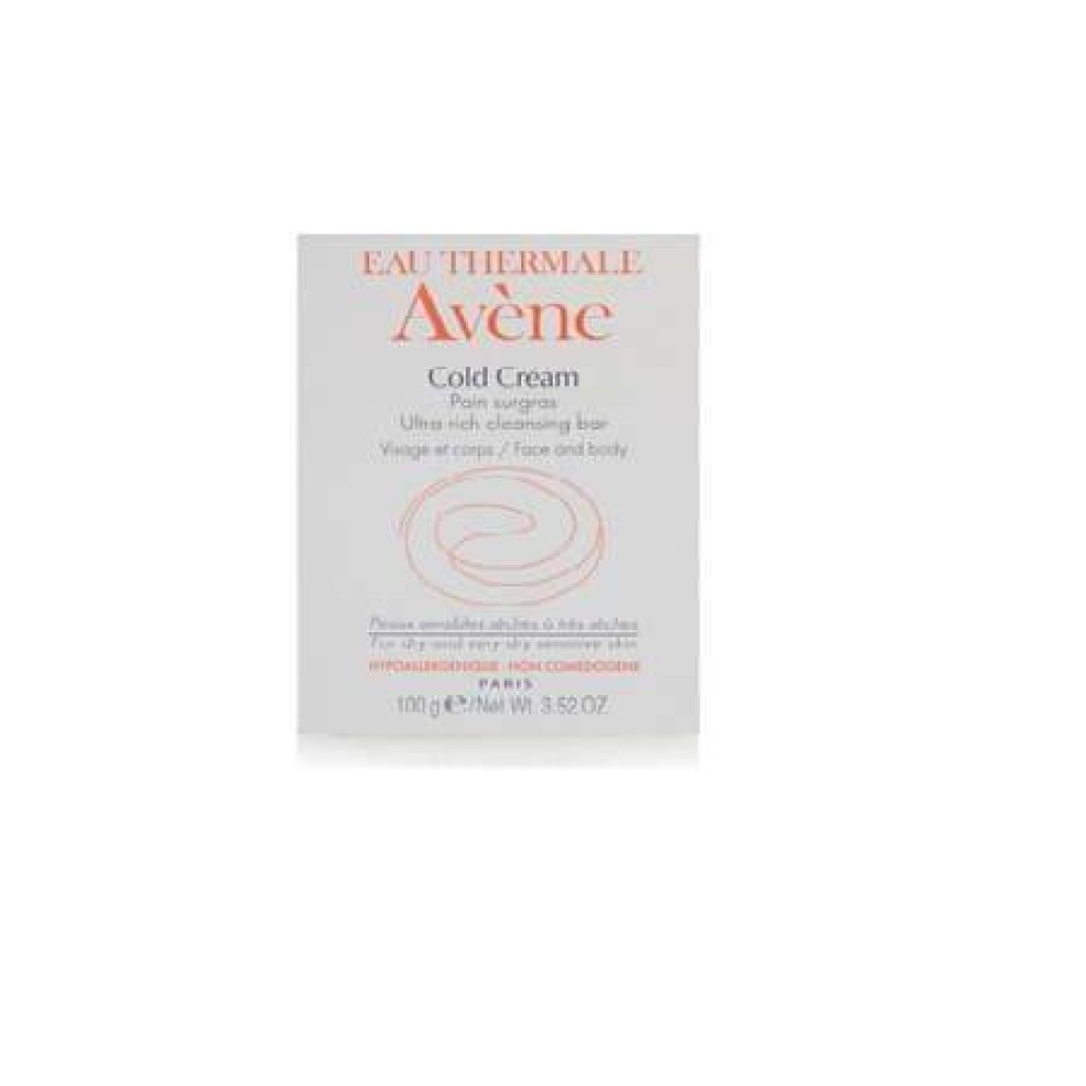 Avene | Cold Cream Ultra Rich Soap-Free Cleansing Bar | Υπερλιπαντικό Στερεό Σαπούνι  | 100gr