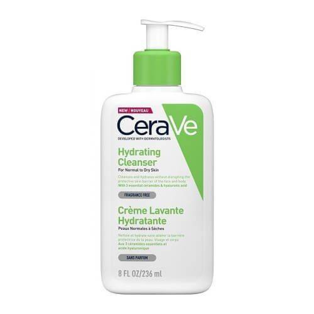 CeraVe| Hydrating Cleanser | Κρέμα Καθαρισμού Πρόσωπο & Σώμα | 236ml