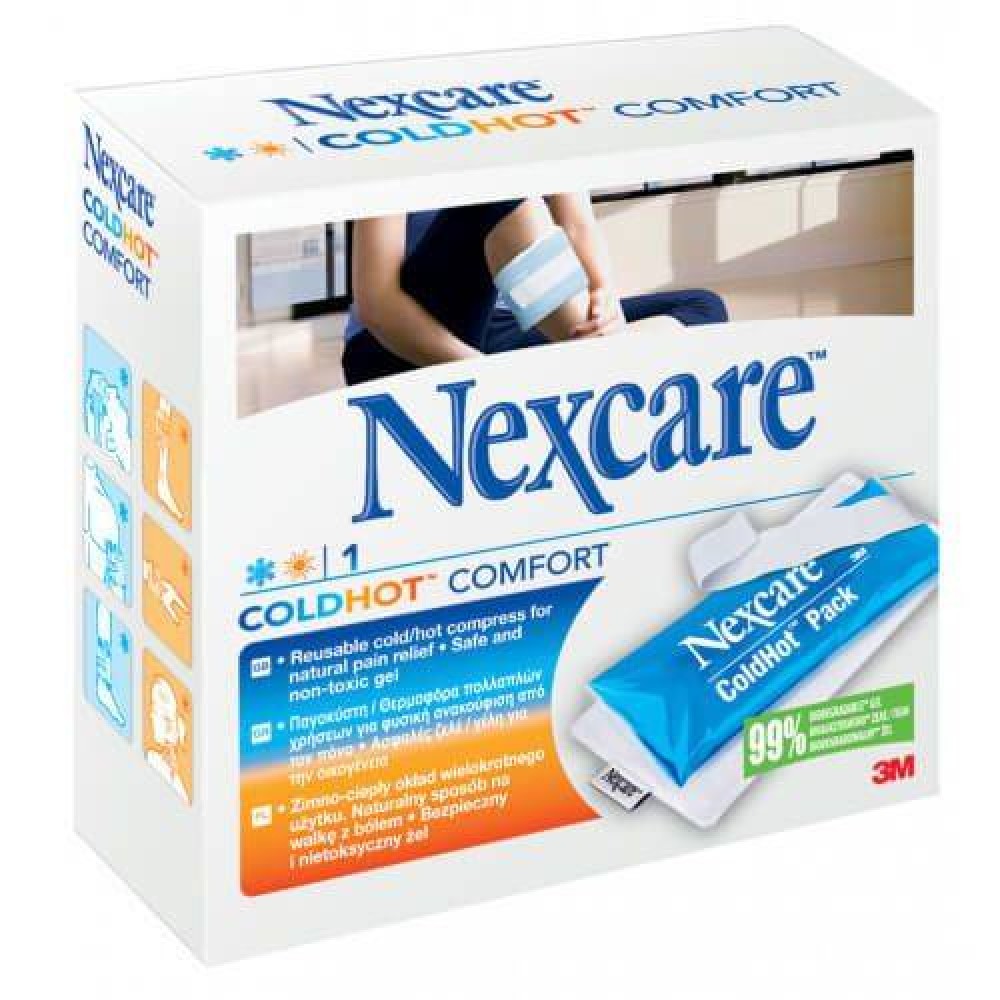 NexCare | Cold Hot Comfort | Παγοκύστη/Θερμοφόρα για Ανακούφιση από τον Πόνο | 11cm x 26cm