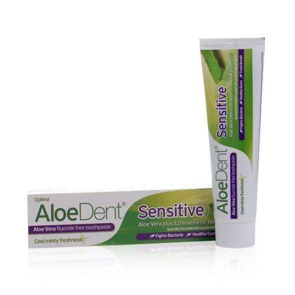 Optima| Aloedent Toothpaste Sensitive | Οδοντόκρεμα για Ευαίσθητα Ούλα & Δόντια | 100ml