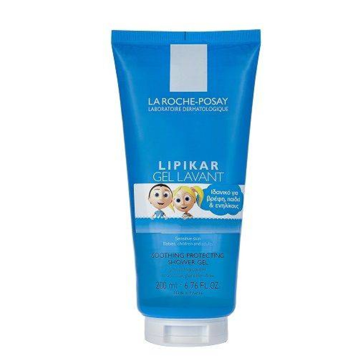 La Roche-Posay| Lipikar Gel Lavant | Απαλός Καθαρισμός Προσώπου & Σώματος | 200 ml