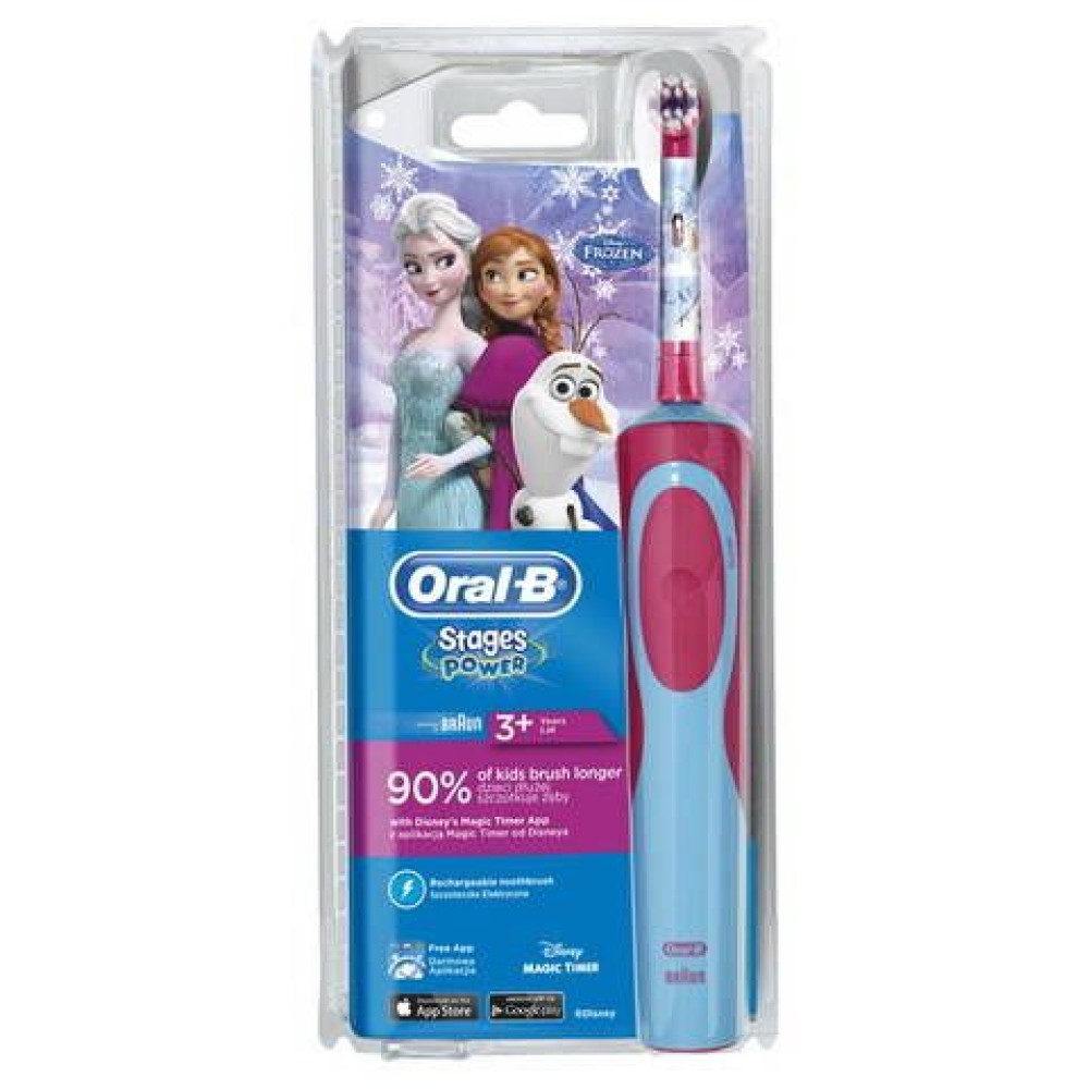 Oral- B | Stages Power 3+ Frozen| Παιδική Ηλεκτρική Οδοντόβουρτσα από 3 ετών