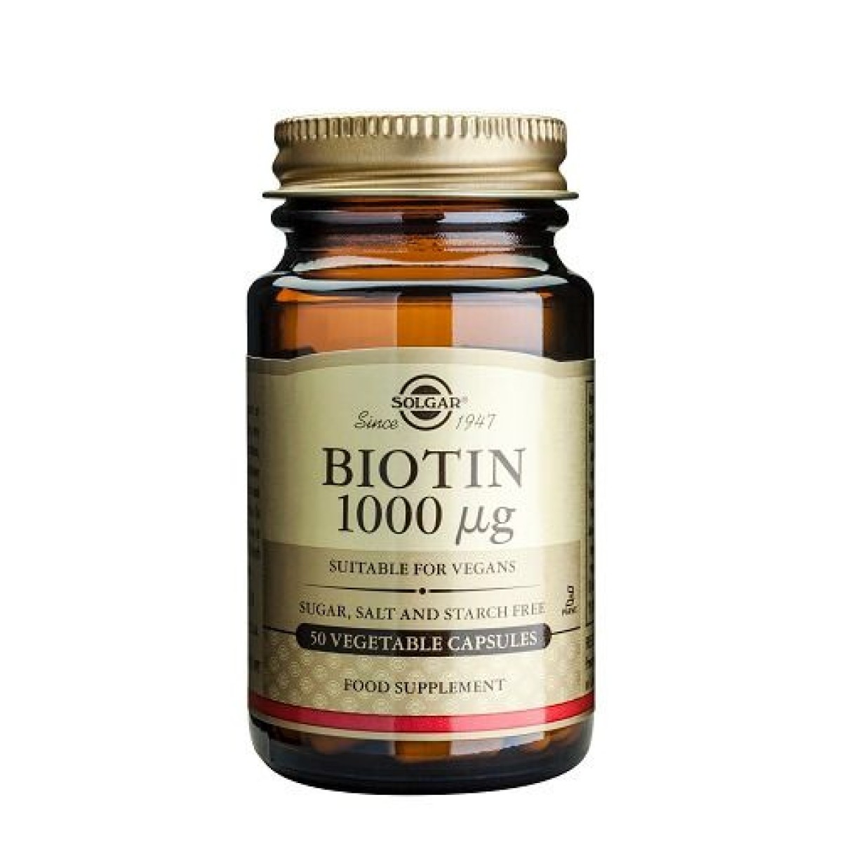 Solgar | Biotin 1000μg | Βιοτίνη | 50caps