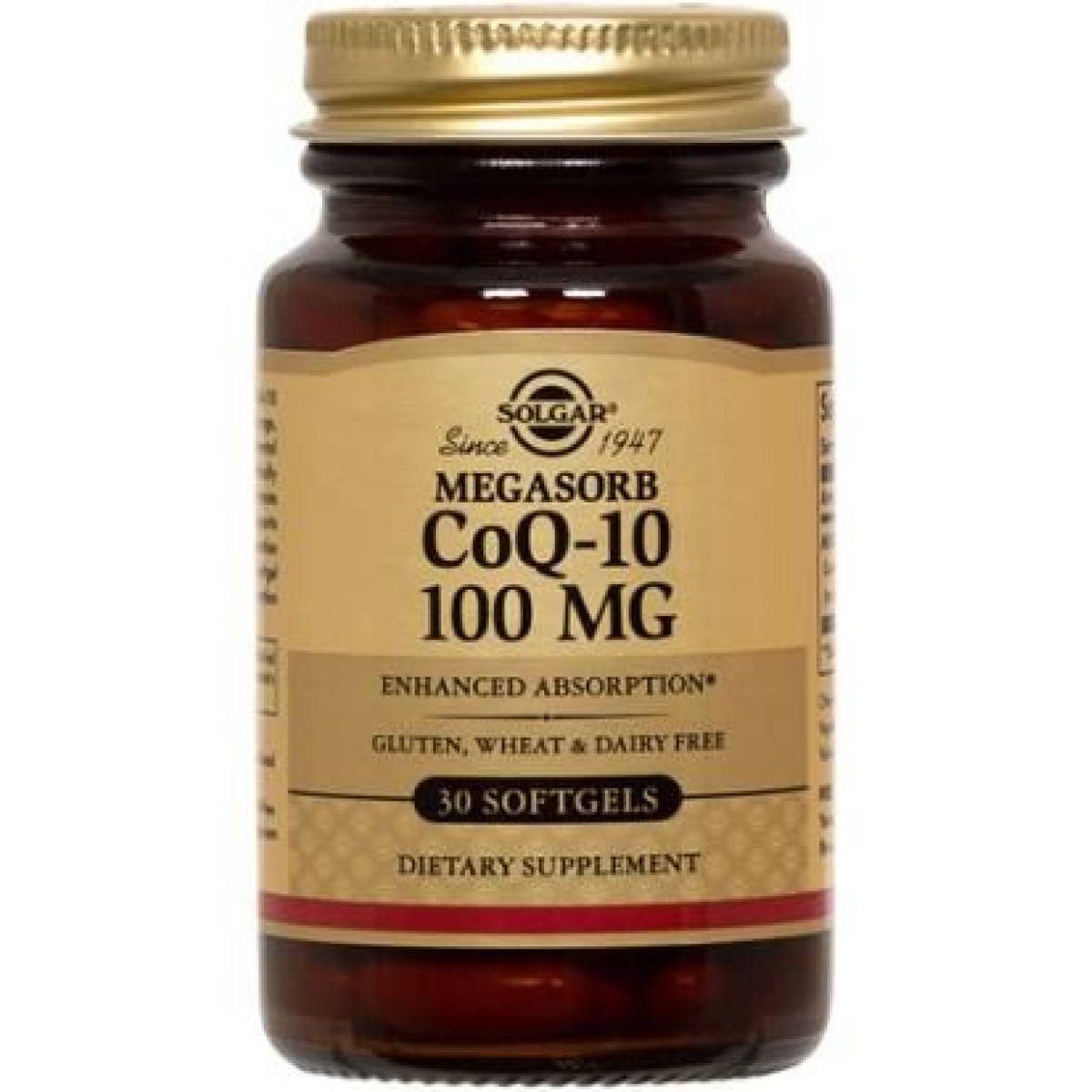 Solgar | CoEnzyme Q10 100mg | Συνένζυμο Q10 |30softgels