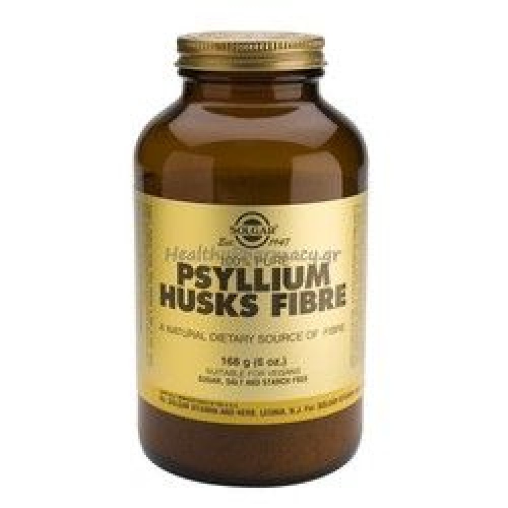 Solgar | Psyllium Husks Fibre | Φυτικές Ίνες από Φλοιό Ψυλλίου σε Σκόνη | 170g