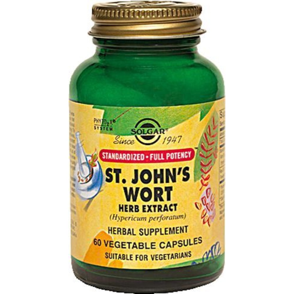 Solgar | St. Johns Wort Herb Extract | Συμπλήρωμα Διατροφής Βαλσαμόχορτου | 60caps