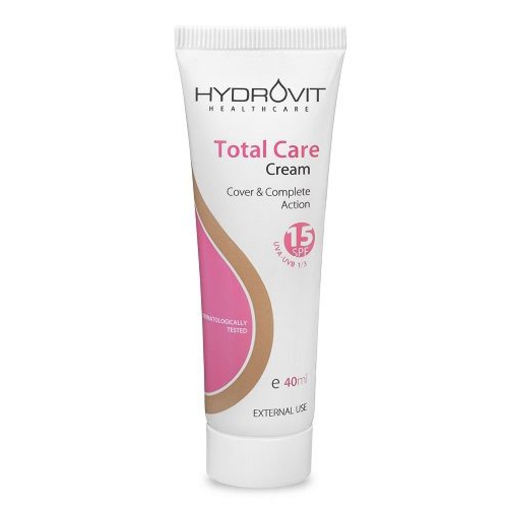 Hydrovit | Total Care Cream | Ενυδατική Κρέμα που Καλύπτει τις Ατέλειες | 40ml