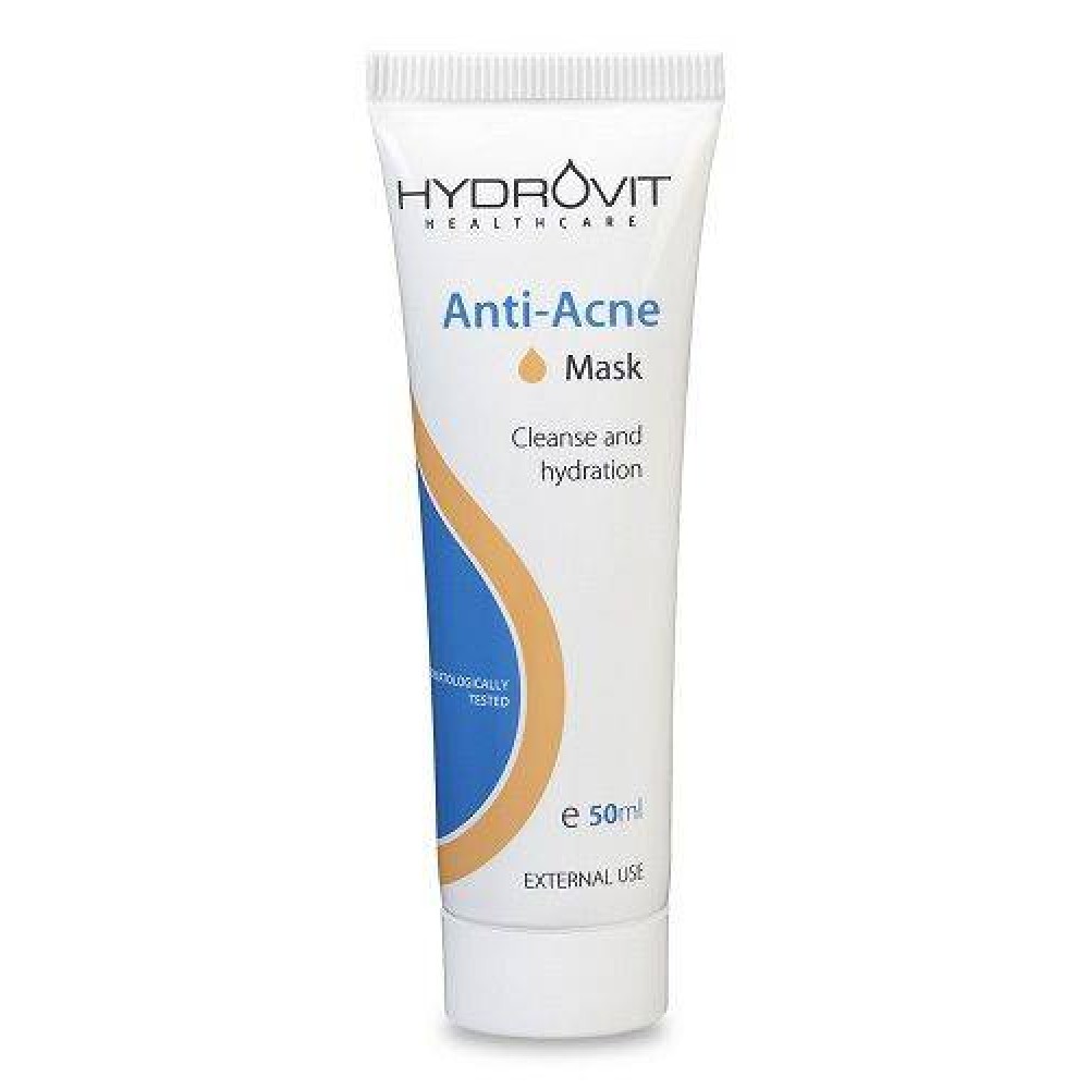 Hydrovit | Anti - Acne Mask | Μάσκα Προσώπου για Καθαρισμό & Ενυδάτωση για Δέρμα με Τάση Ακμής | 50ml