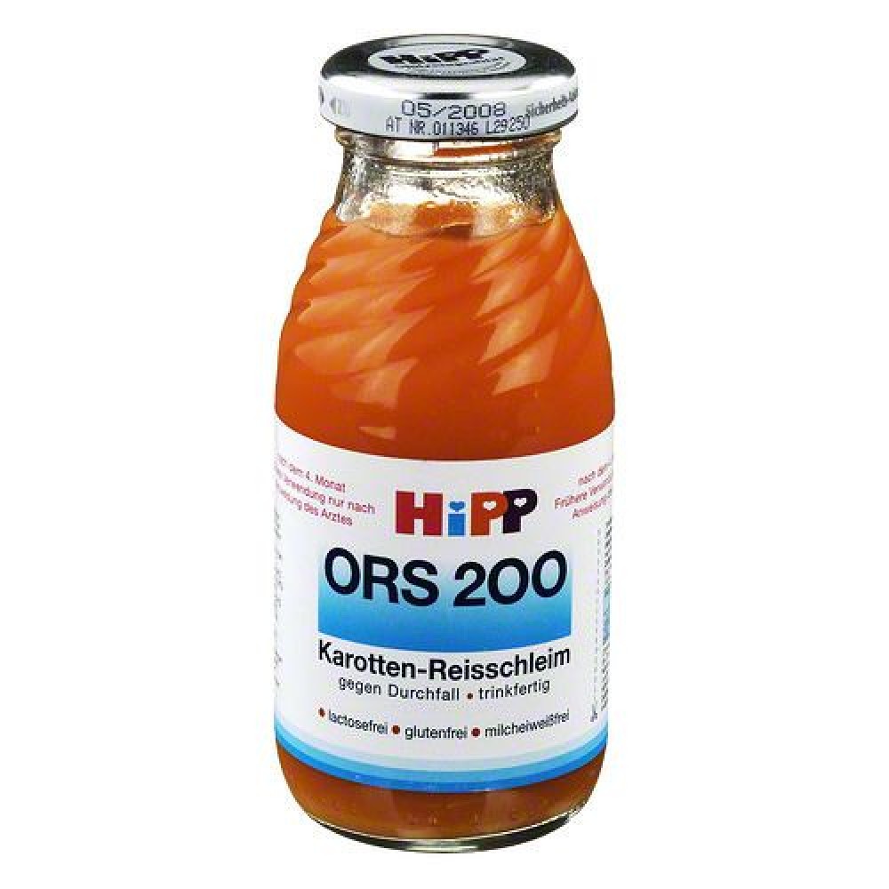 Hipp | Ors 200 | Τροφή Επανενυδάτωσης με  Καρότο & Ρύζι | 200ml