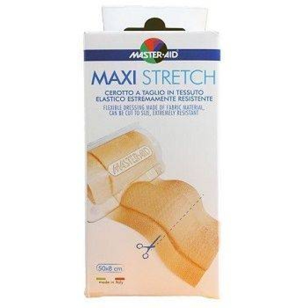 Master Aid | Maxi Stretch | Αυτοκόλλητο Ρολλό σε Καφέ Χρώμα | 50 x 8cm