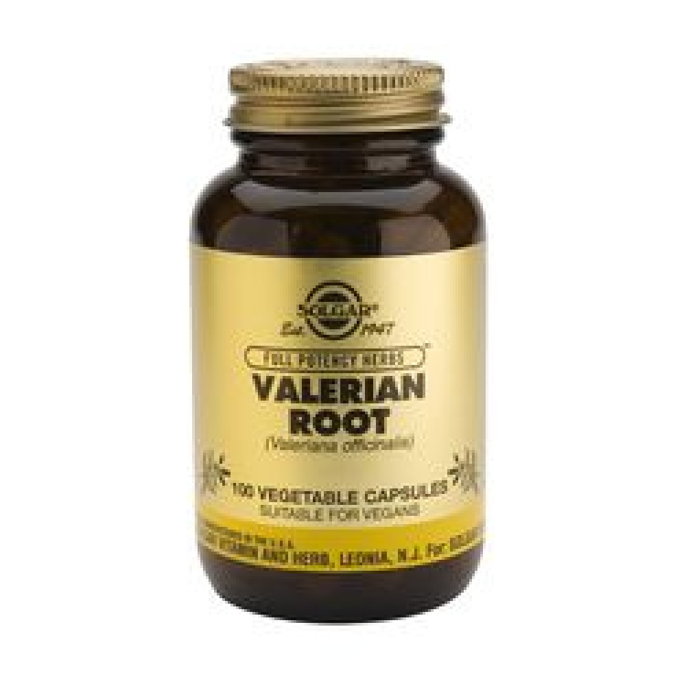 Solgar | Valerian Root | Συμπλήρωμα Διατροφής με Βαλεριάνα | 100 caps