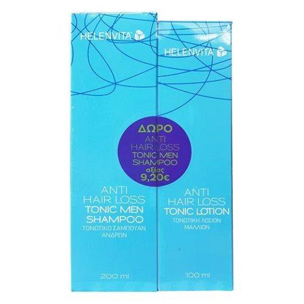 Helenvita | Anti Hair Loss Shampoo Lotion 100ml + Δώρο Anti Hair Loss Tonic Men Shampoo 200ml