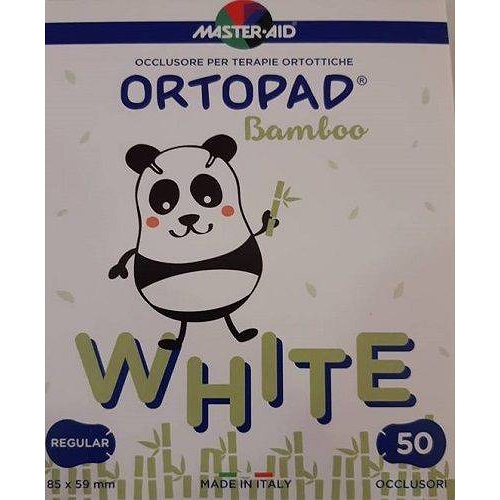 Ortopad White Regular | Αυτοκόλλητα Οφθαλμικά Επιθέματα για Παιδια 8,5 x 5,9 cm | 50 τμχ