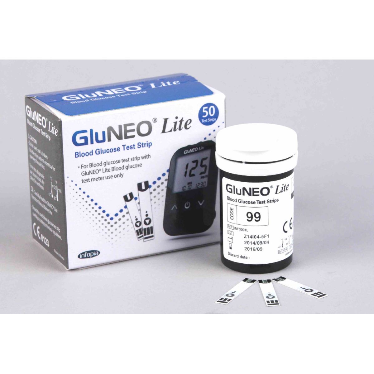 GluNEO | Gluneo Lite | Ταινίες Μέτρησης Σακχάρου | 50τμχ.