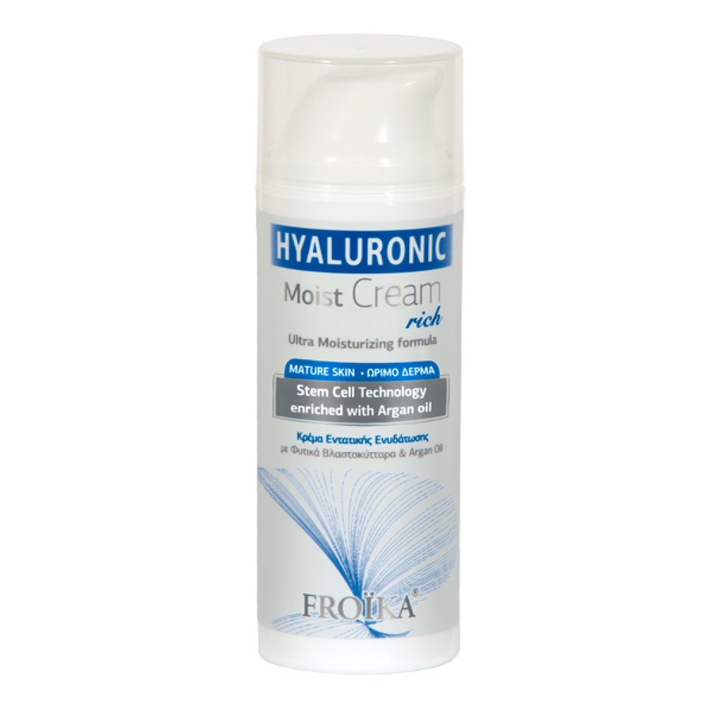 Froika | HYALURONIC Moist Cream Rich | Ενυδατική Κρέμα για Ώριμα – Ξηρά δέρματα | 50ml